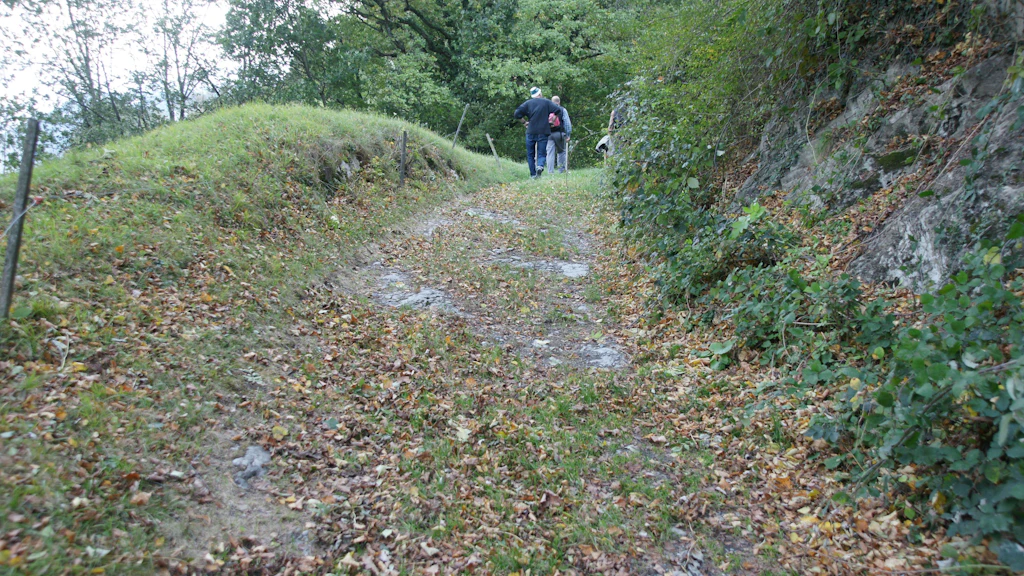 Die Schollbergstrasse bei Wartau